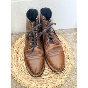 Thursday Boot Company Men's Brown Leather Lace-Up Boots
